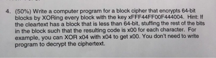  Computer Science question Java programming 4. (50%) Write a computer program