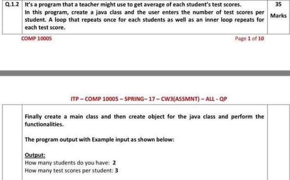 Answer the following question using Java creator: 35 In this program, create