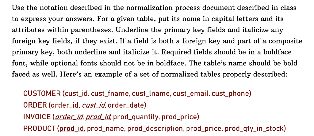 Database Please type it instead of writting it out on paper its