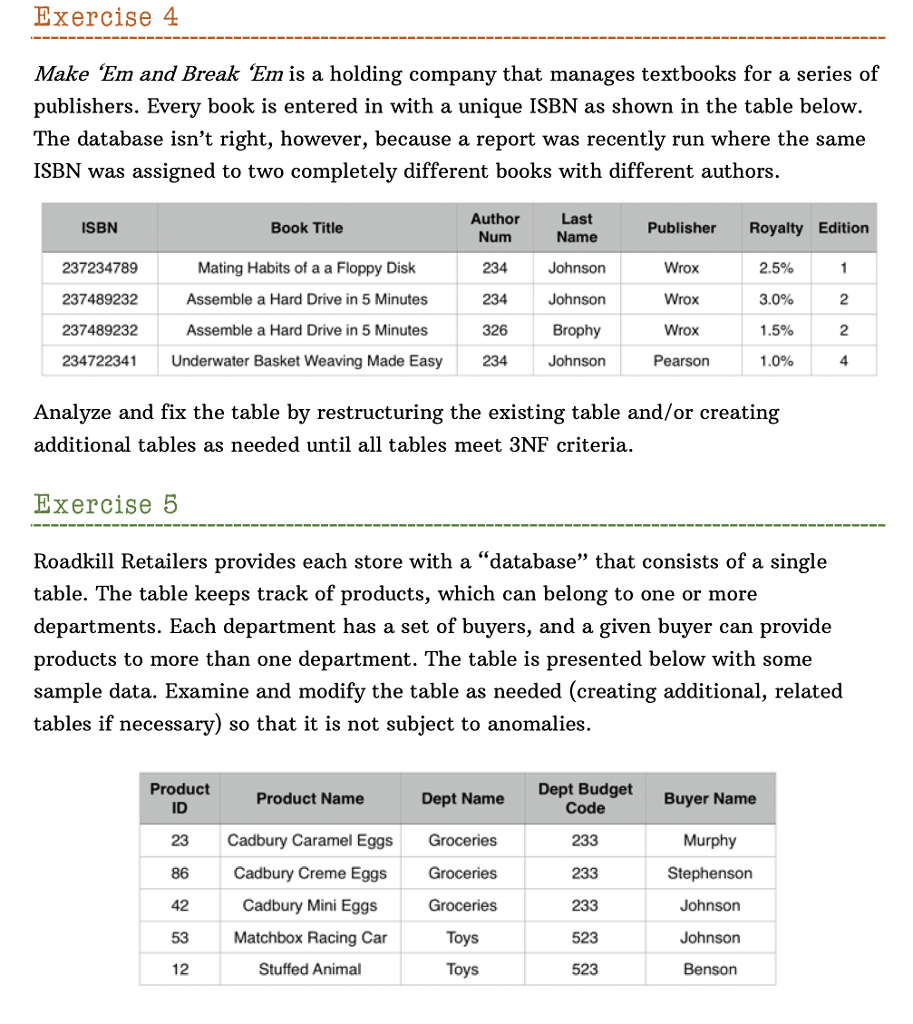 very hard to see sometimes. Use the notation described in the normalization