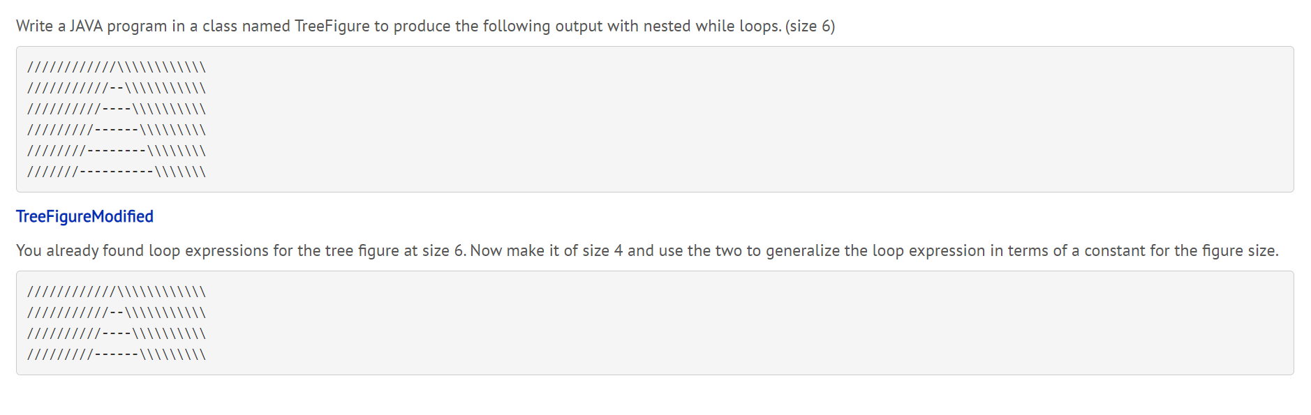  TreeFigureModified You already found loop expressions for the tree figure at
