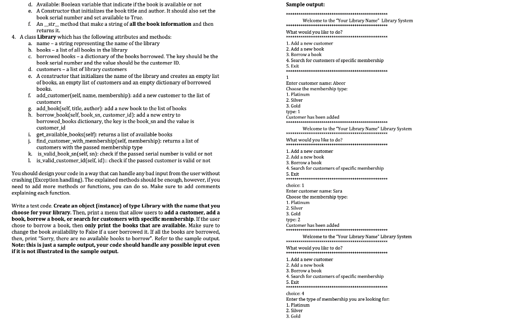 show me the output as well. and pls provide a Code thanksss