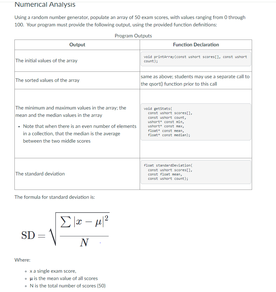  Numerical Analysis - BY C NOT C +++ PLEASE, write in