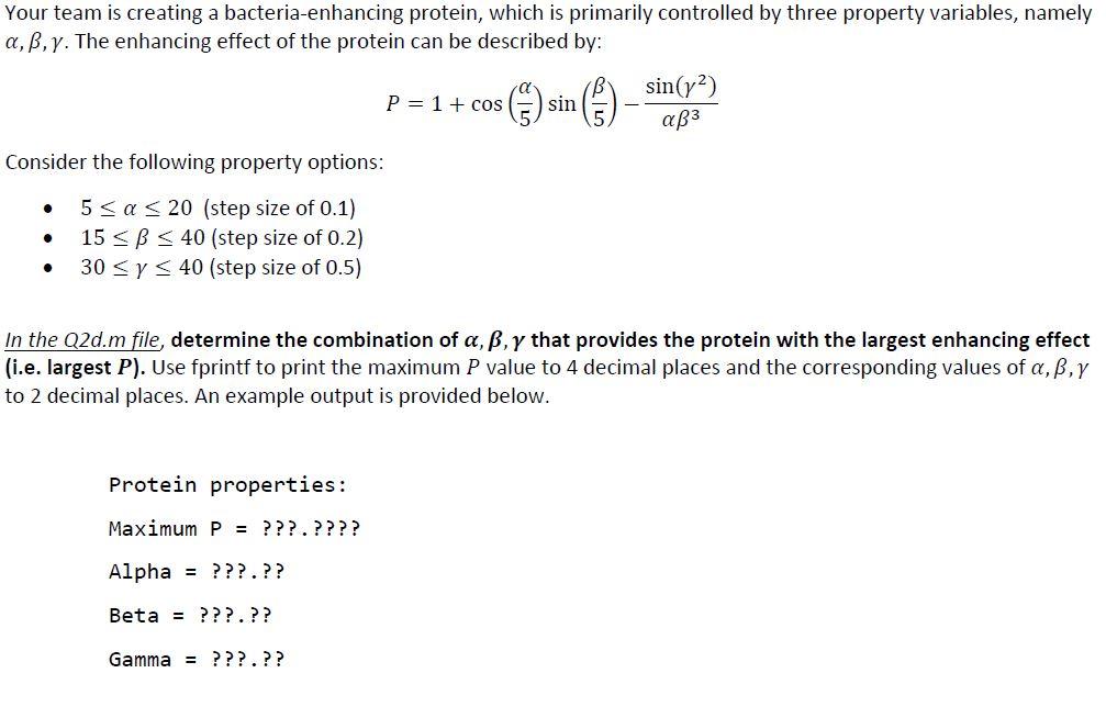 Solve by matlab. Please use for loop to solve rather than meshgrid.