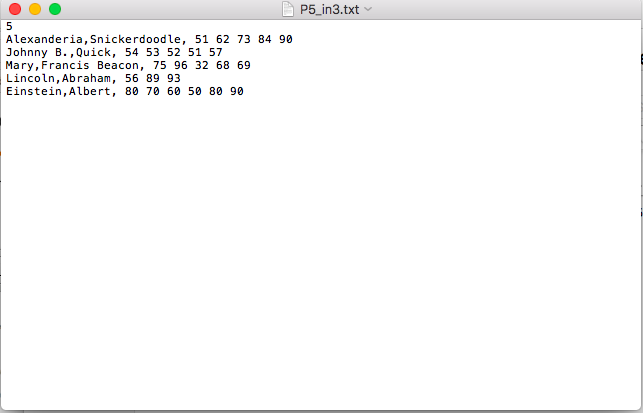 Use variables of Data Type float to contain all test scores (1)