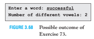 program that requests a word as input and counts the number of