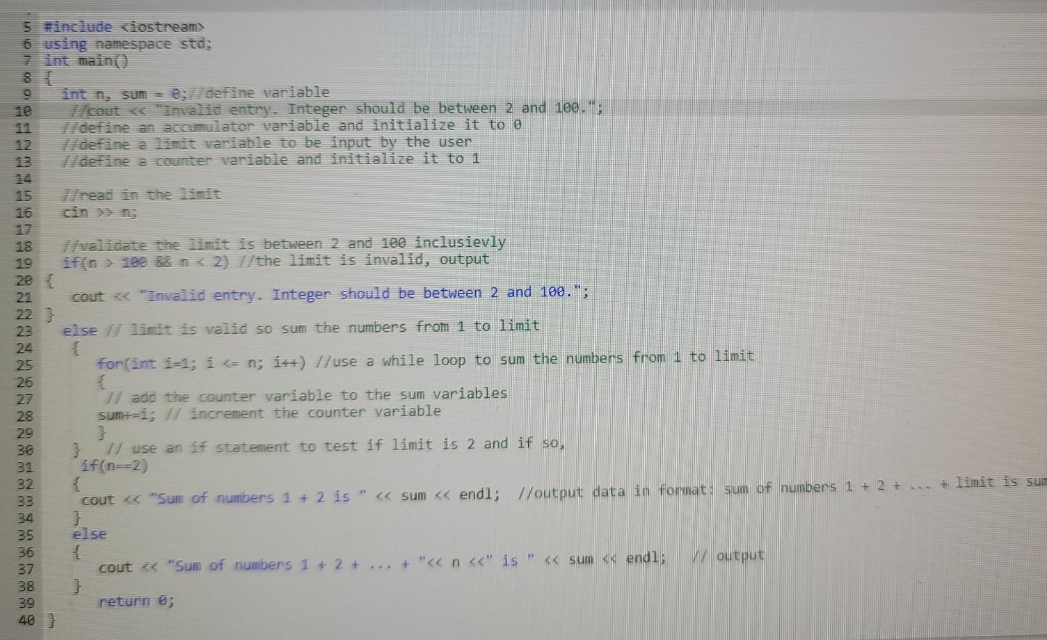 output Sum of numbers 1 + 2 + -1 is 0 Expected