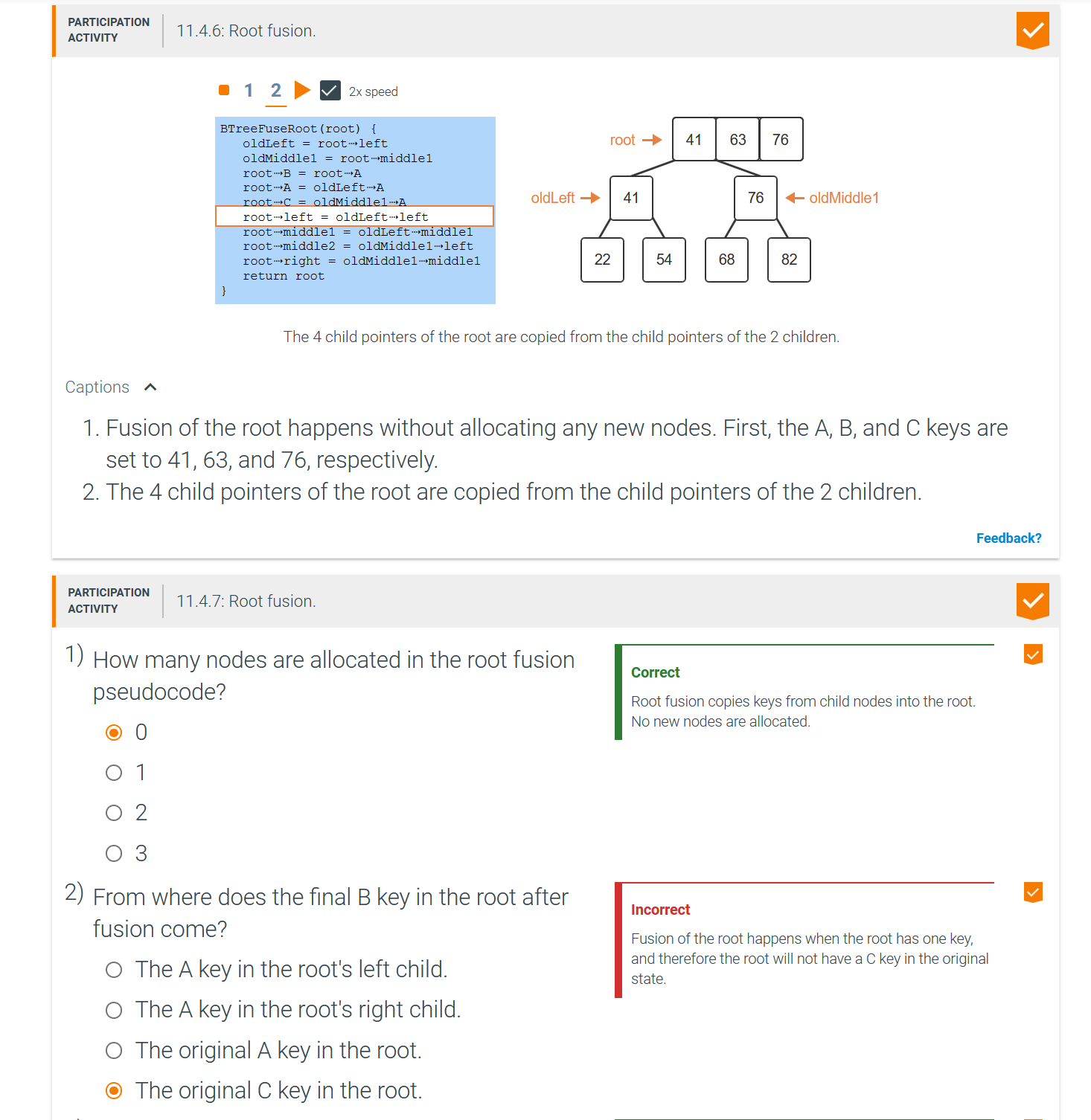  What is the correct answer for 2 and why? No new