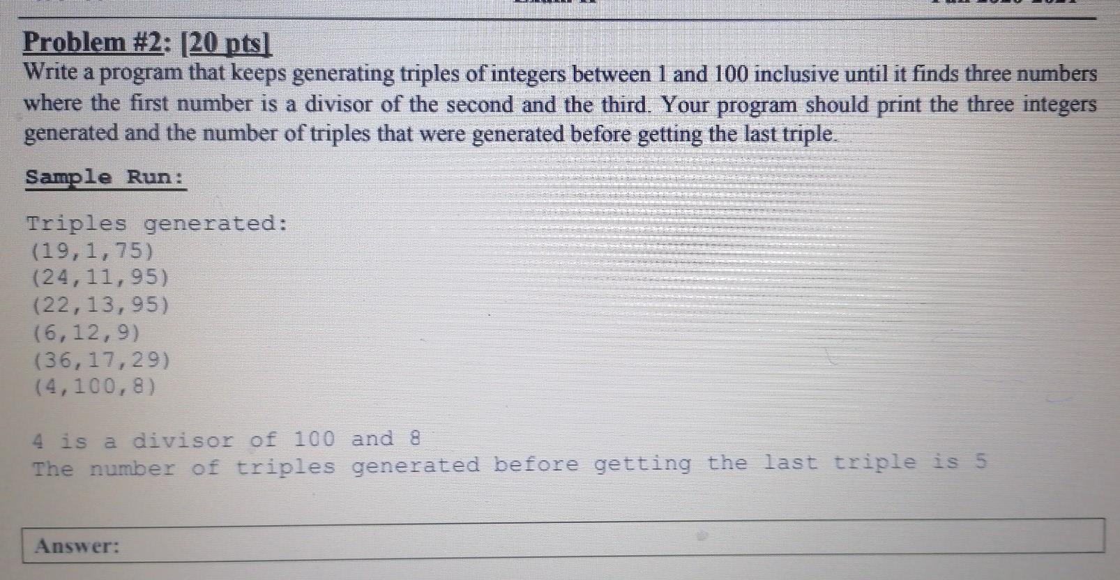  Hello This problem is in java programming language The {sample run}