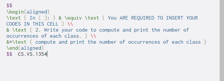  $$ \begin{aligned} \text { In [ ]: } &\equiv \text {