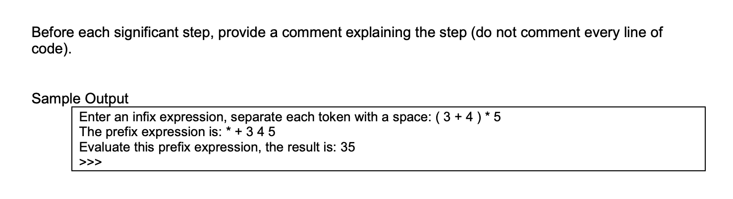 In this program, you will need to define the following functions: The