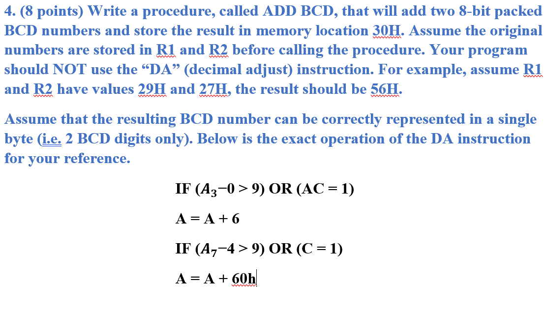 kindly write the following assembly code for 8051 micro processer with as
