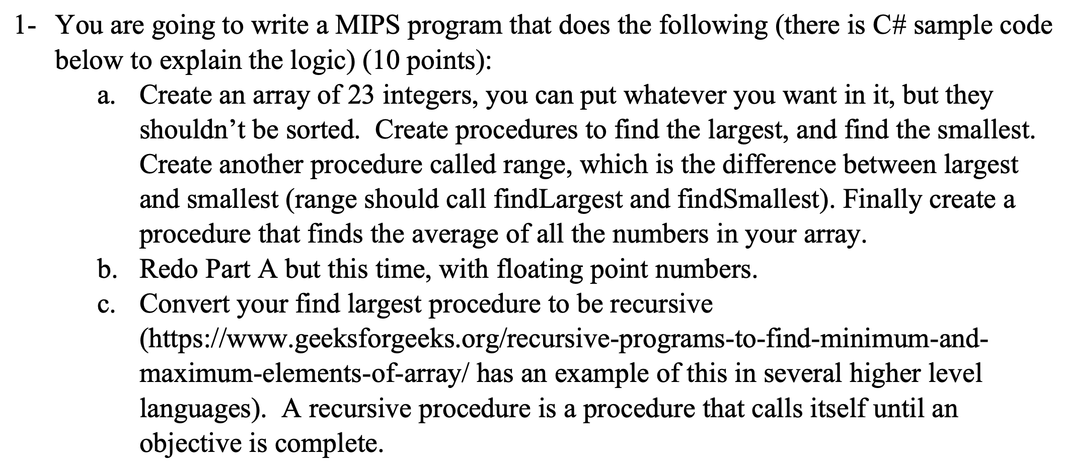 The code is supposed to be written on mars. 1- You are