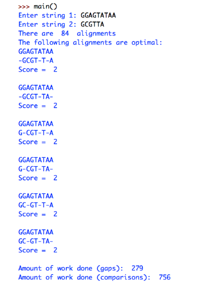 1. Modify this code so that it computes the score for each