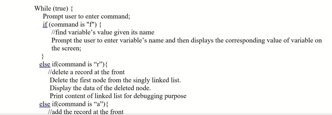 Assignment5 { public static void main(String[] args) throws IOException { Create a