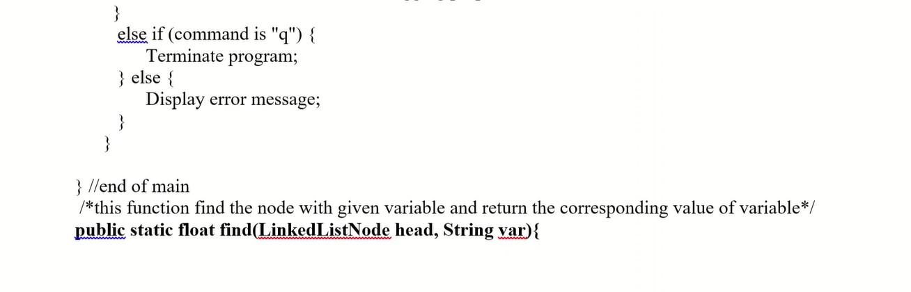 file containing lines (records) of valueData. This method fills the linked list