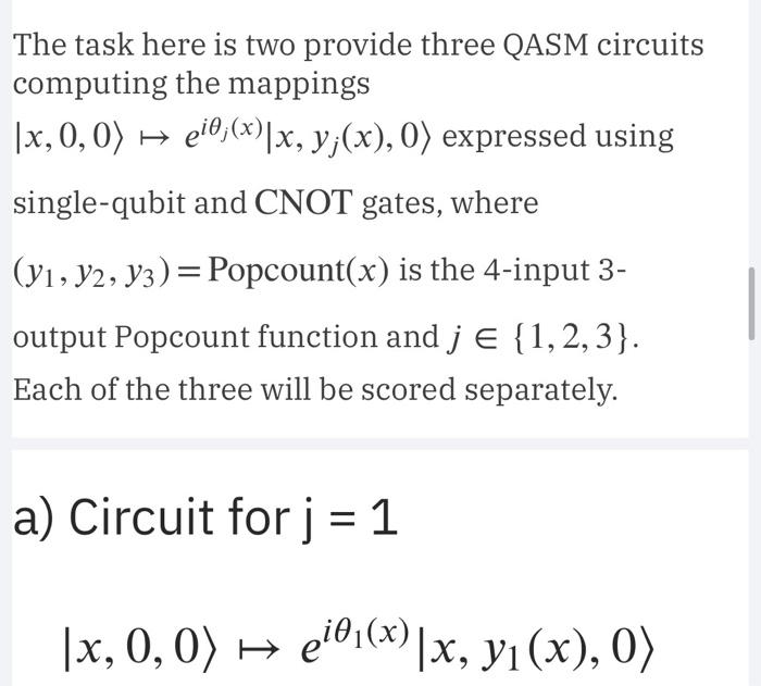  Importing the qiskit module from qiskit import * # Defining input,