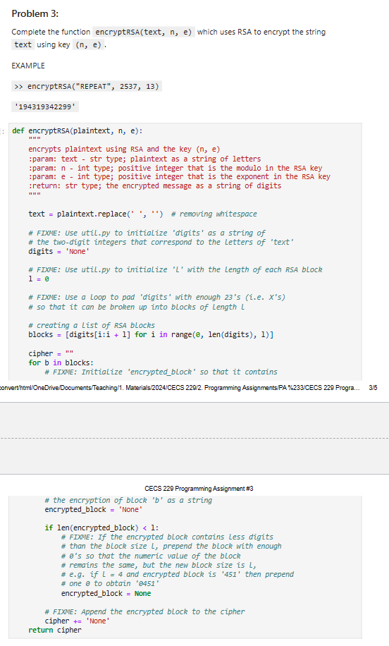  PLEASE HELP ME FIX THESE CODE FOR THIS # the encryption