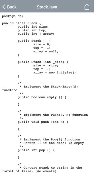 java as discussed in Lecture 5. Task 3 (40 pts). Implement the