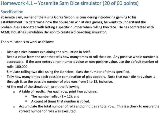 following requirements. There are requirements and example outputs on the picture. Plan