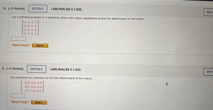  Use a software program or a graphing utility with matrix capabilities