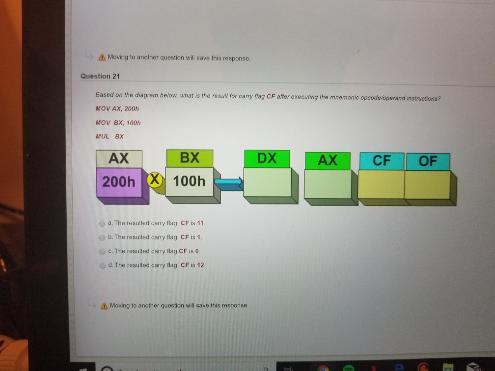 a. The value for BL after the MUL executes is 5011. b.