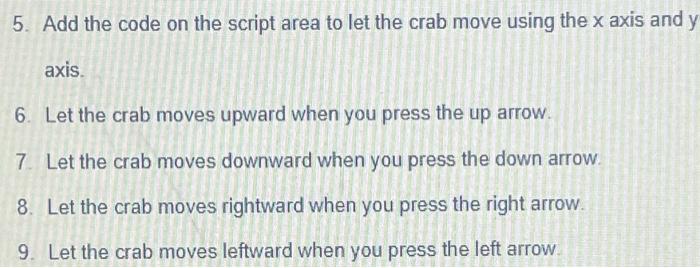 scratch 5. Add the code on the script area to let the