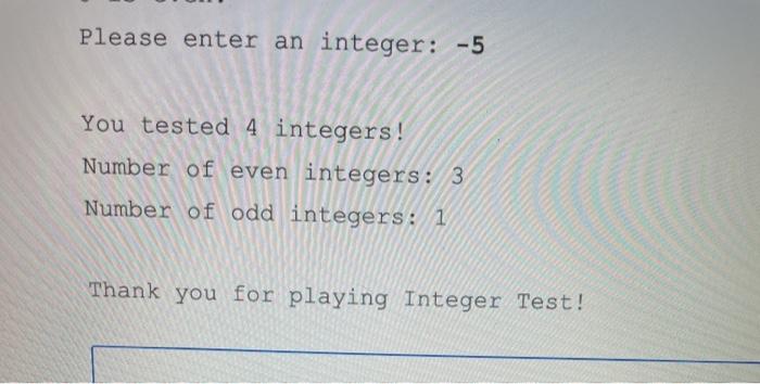 25.00 Flag question A program is to loop: prompt the user for