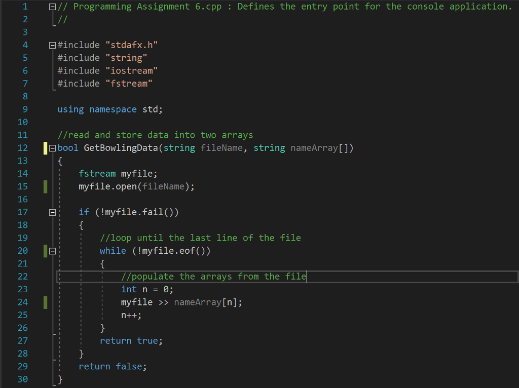 I am having problems with reading a file into an array. This