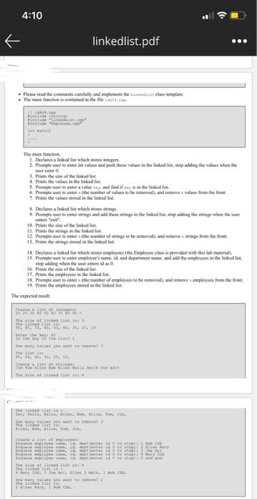 #include using namespace std; class Employee { private: string name; int id;
