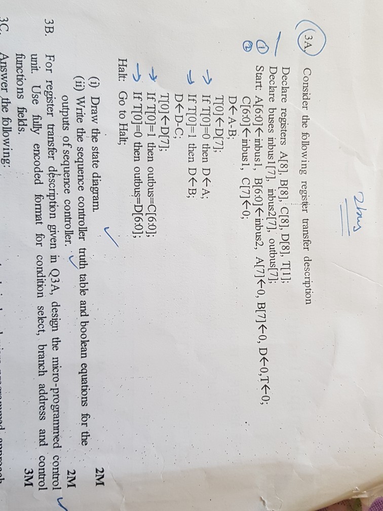 plz solve 3A question and explain answer in detailed depth and