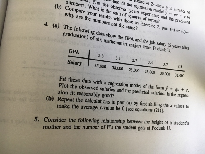  Problem 5 * Please solve w/o programming language l LXercise 2-now
