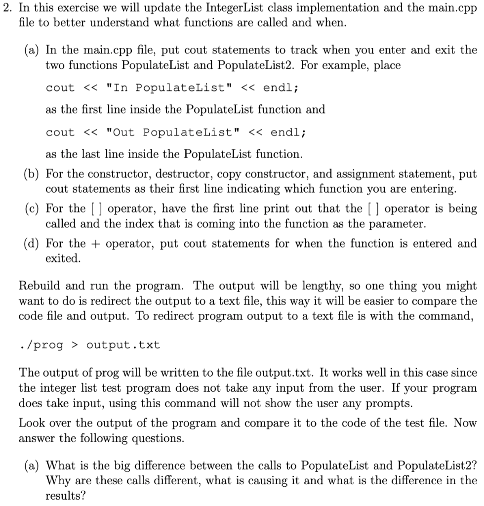C++ Linux Need help with lab assignment, instructions and code posted below