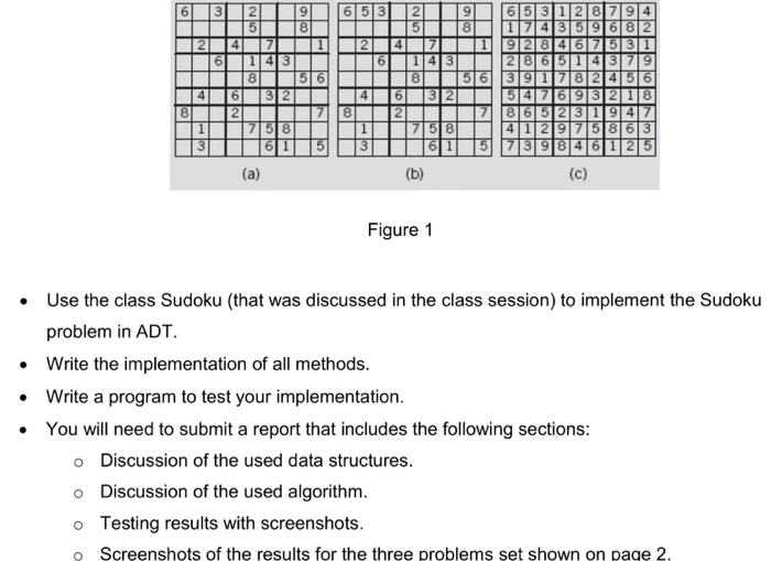 2 Sudoku Solver You need to implement a computer program in C++