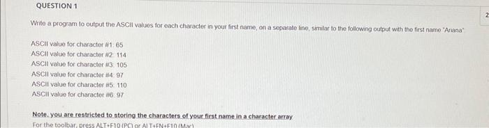 Write a C++ program for the following: Write a program to output