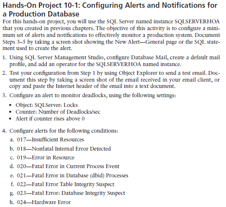 MCSA Guide to Microsoft SQL Server 2012 (Exam 70-462) 1st edition Complete