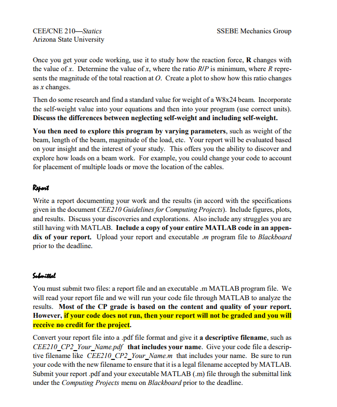 along a beam. The concept is to model the relationship between the