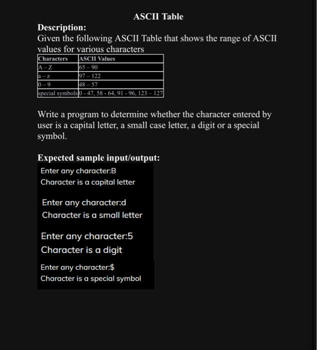 important: use conditional if-else statements, and use both AND and OR