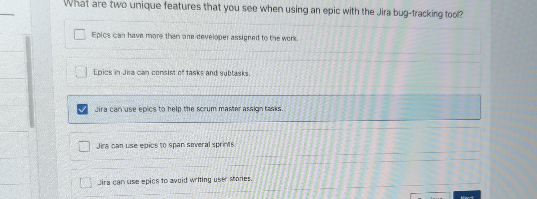  What are two unique features that you see when using an