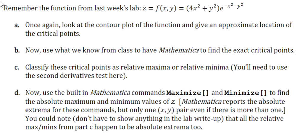Need these answered in mathematica code!!! I can't figure it out with