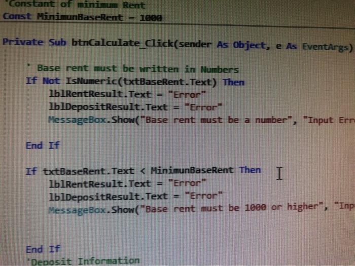 a Critical-style message box should be displayed indicating the error. The error