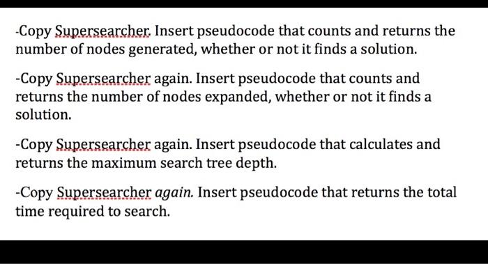 problem (e.g., Farmer), a structure (e.g., a list or a heap), and