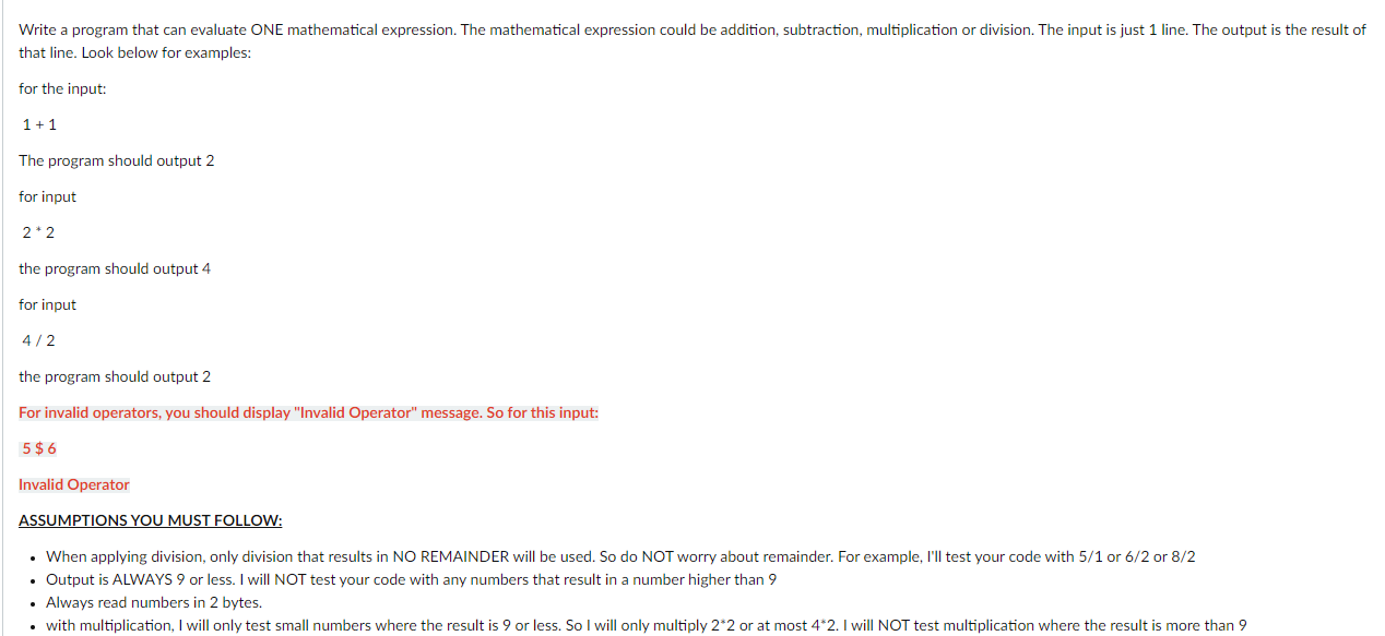  Please answer in assembly code (not mips) thank you Write a