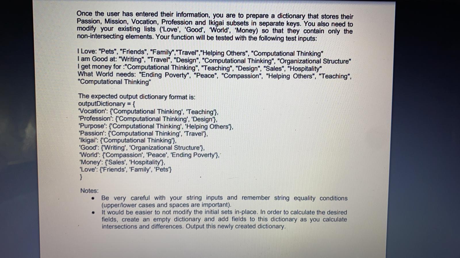 "a reason for being." The word refers to having a meaningful direction