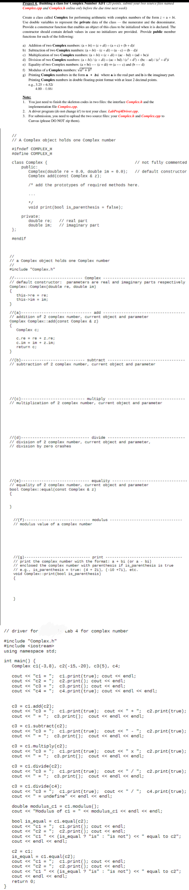  Computer Science: How should I write this code in C++? I'm