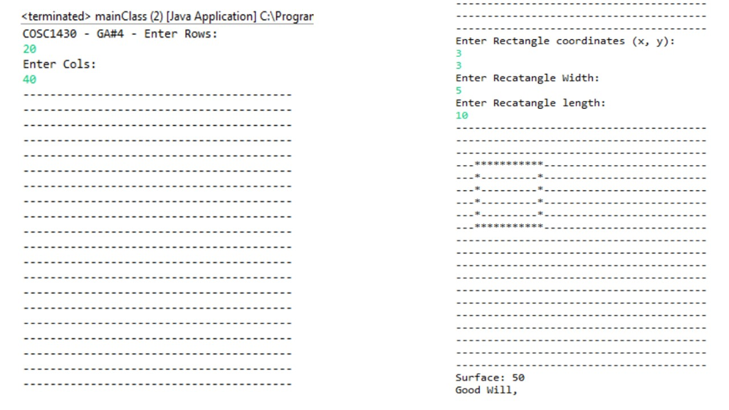 JAVA program: 1. Declare a class Drawing with the following members: a.