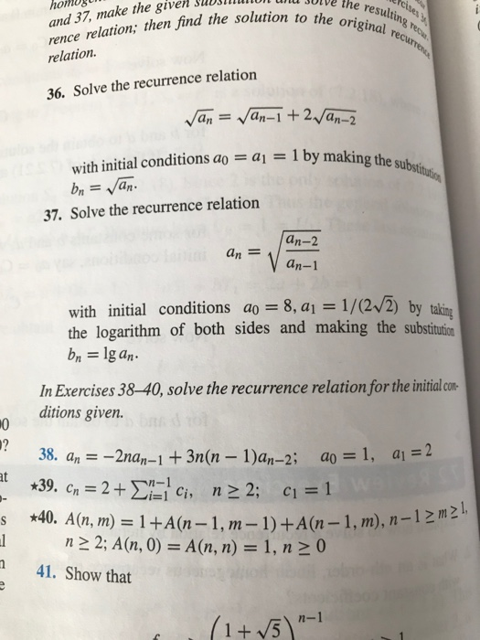 could use some help with number 37 e resulting Tec etcs homogu