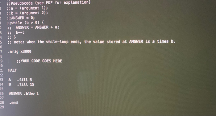 we are implementing the multiply function! Store the result of the operation