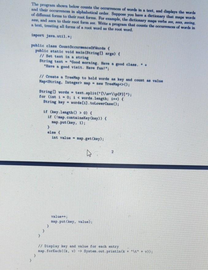  please answer in java do not copy and paste from other