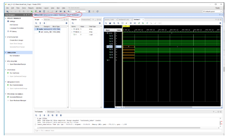 program. The U and C and X signal seem to be wrong